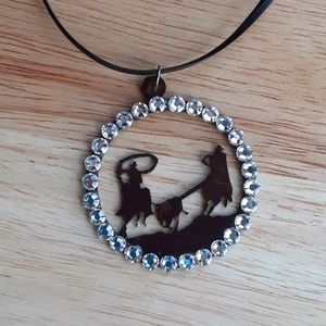Team roping pendant
